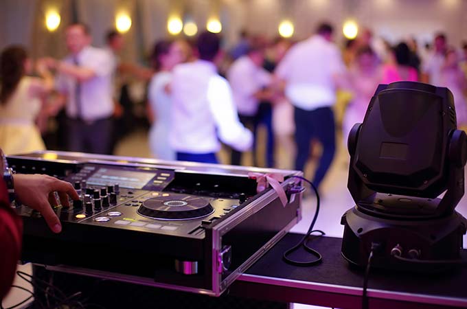 Hochzeitsparty mit DJ auf einer Hochzeit in Karlsruhe